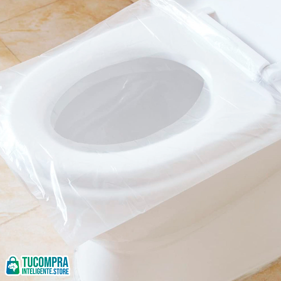 Protectores Desechables Para Baño x 50 unidades/ Práctico y seguro.