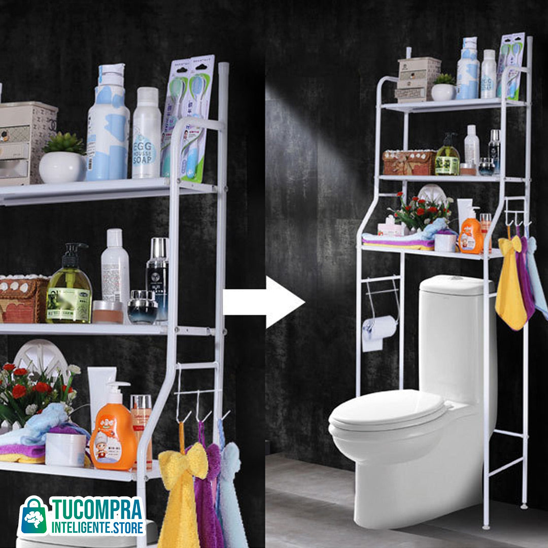 Estante Organizador Para Baño / Todo Limpio y Ordenado
