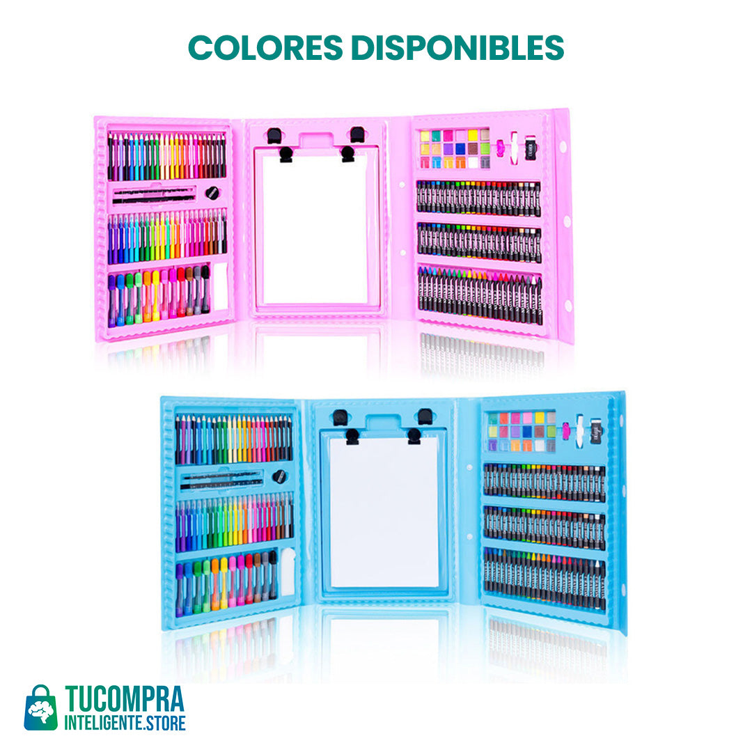 Set de Arte 208 piezas / Regalar imaginación a su pequeño artista
