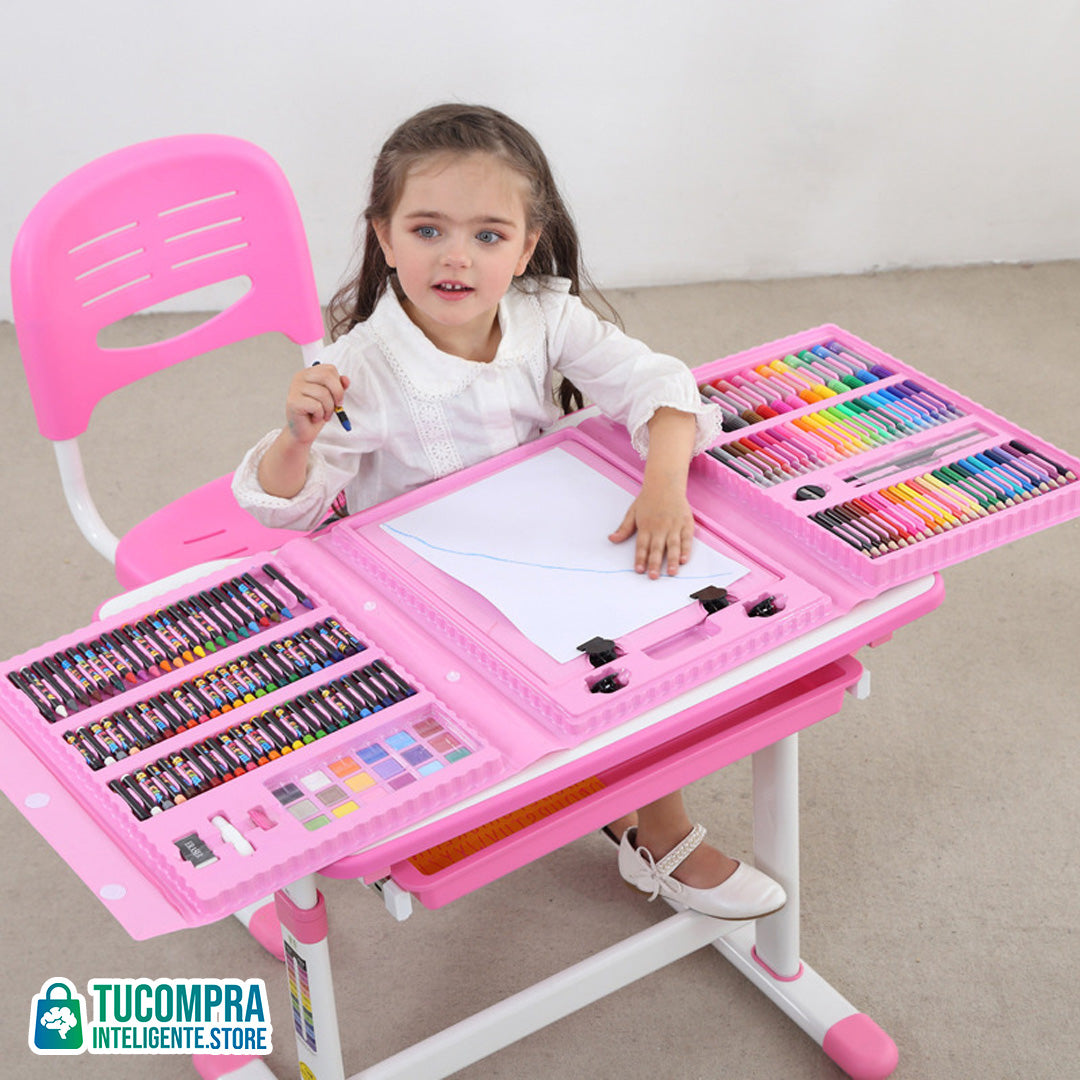 Set de Arte 208 piezas / Regalar imaginación a su pequeño artista